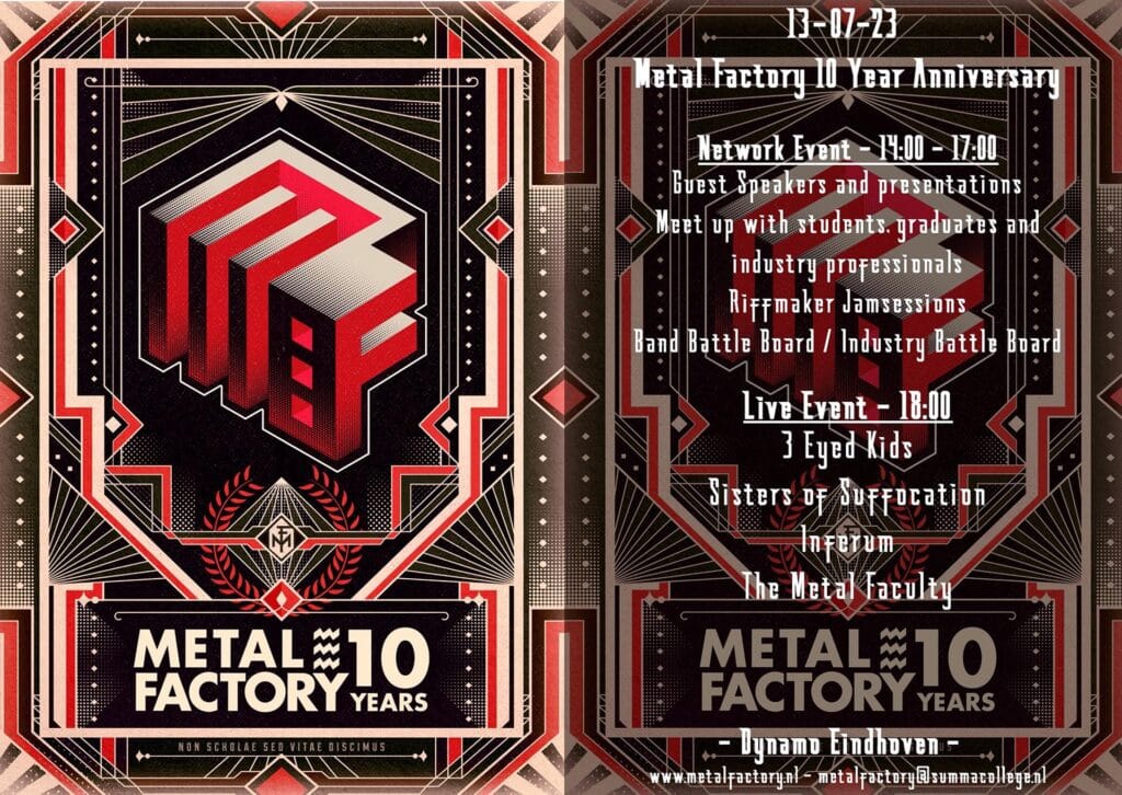 Metal Factory - 10 year anniversay